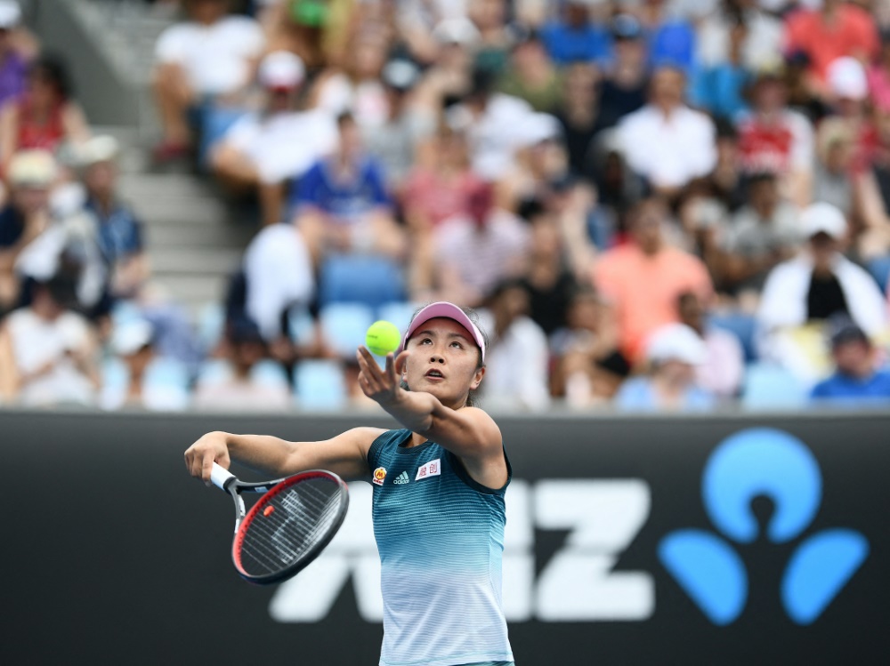 Name von Peng Shuai taucht auf Trainingsliste auf