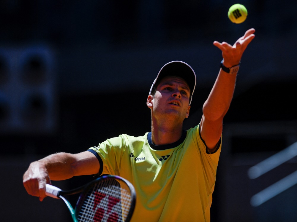Hubert Hurkacz schlägt in Stuttgart auf