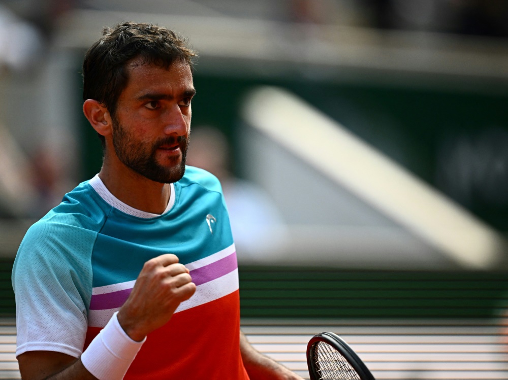 Marin Cilic erreicht das Halbfinale der French Open