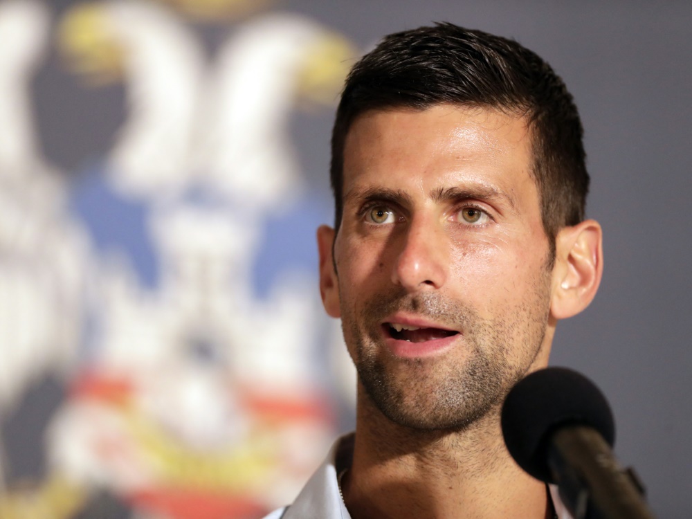 Novak Djokovic trainiert auf US-Open-Teilnahme hin