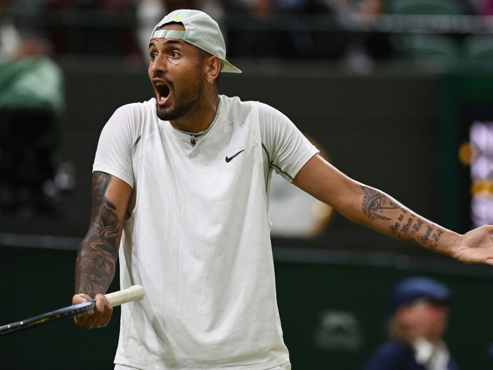 Kyrgios steht nach einem packenden Spiel im Achtelfinale