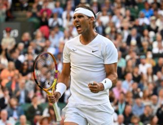 Nadal in Wimbledon im Viertelfinale