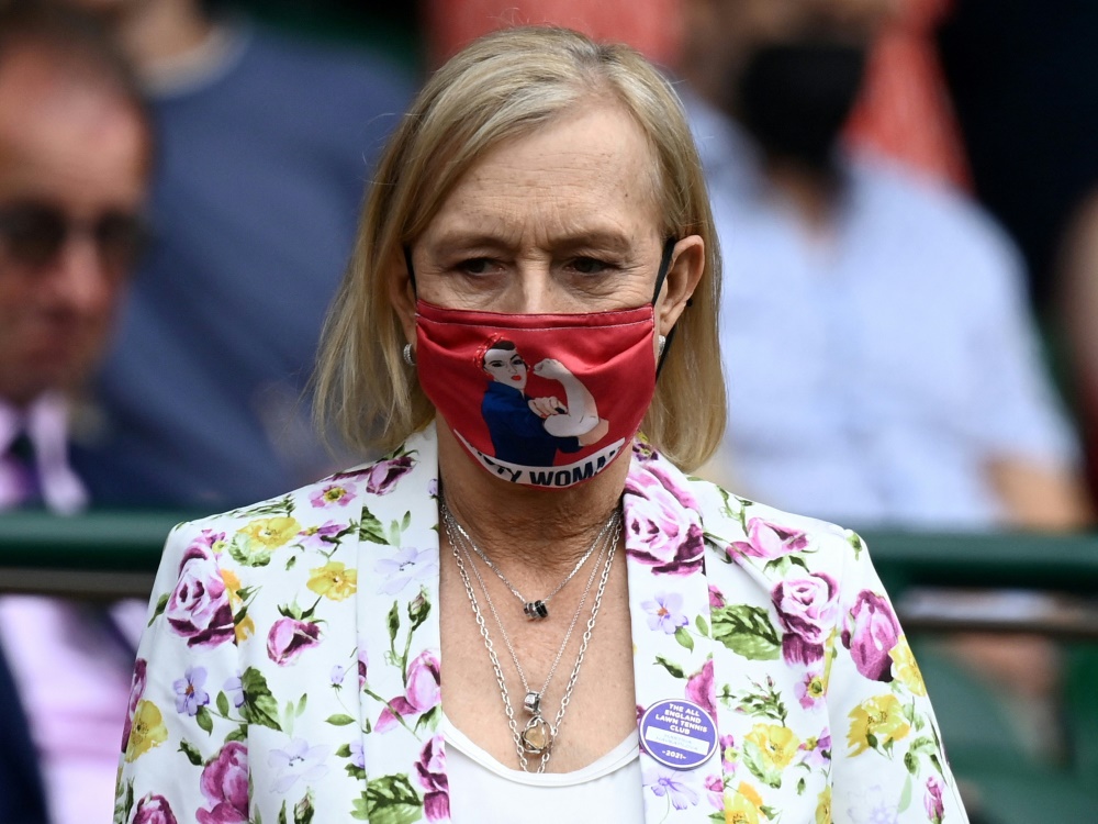 Martina Navratilova verpasst die Jubiläumsfeier
