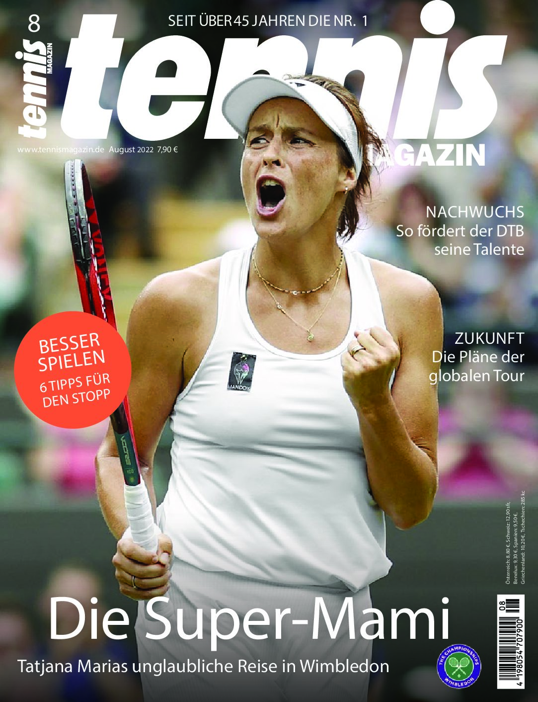 tennis MAGAZIN 8/2022: Die Super-Mami