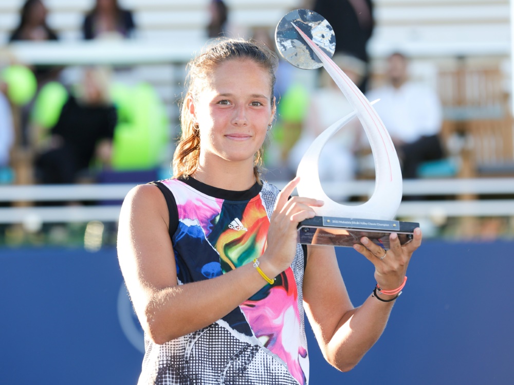 Feiert ihren Sieg in San Jose: Daria Kassatkina