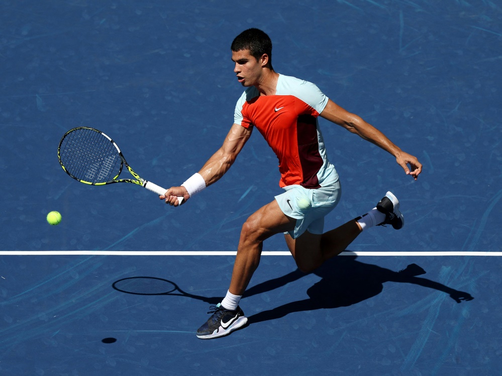 US Open: Carlos Alcaraz erreicht zweite Runde