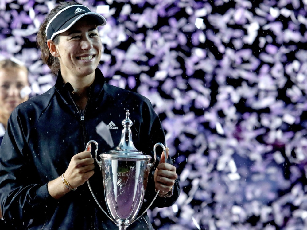 Gewann 2021 die WTA Finals: Garbine Muguruza