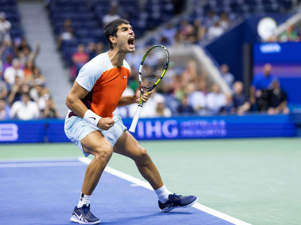 Carlos Alcaraz rang Marin Cilic nieder