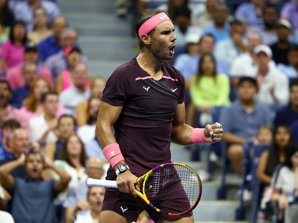 Nadal freut sich über den Einzug ins Achtelfinale