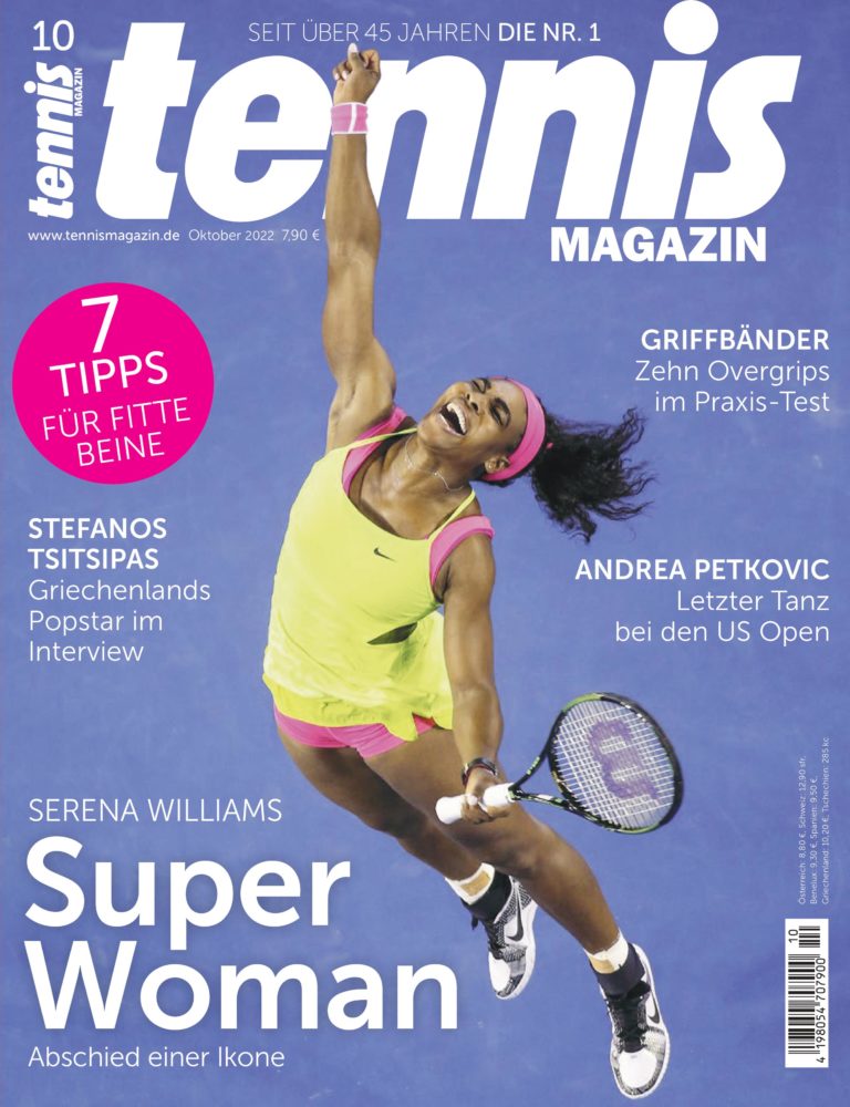 tennis MAGAZIN 10/2022: Serena Williams – Abschied einer Ikone