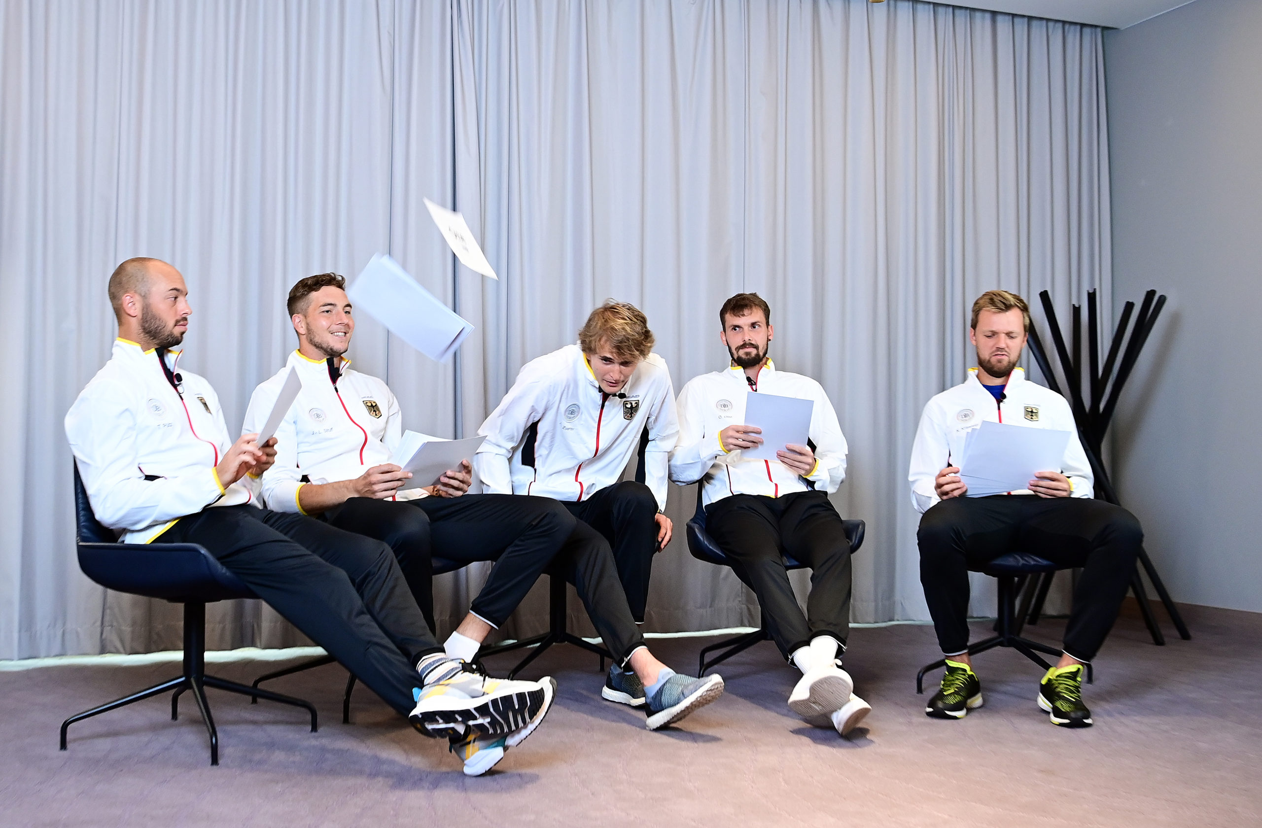 Deutsches Davis Cup-Team, Mannschaft, Zverev, Struff, Rammstein