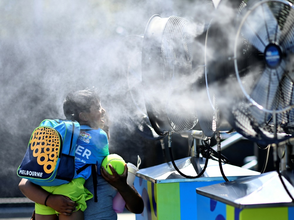 Extreme Hitze wirkt sich auf Australian Open aus