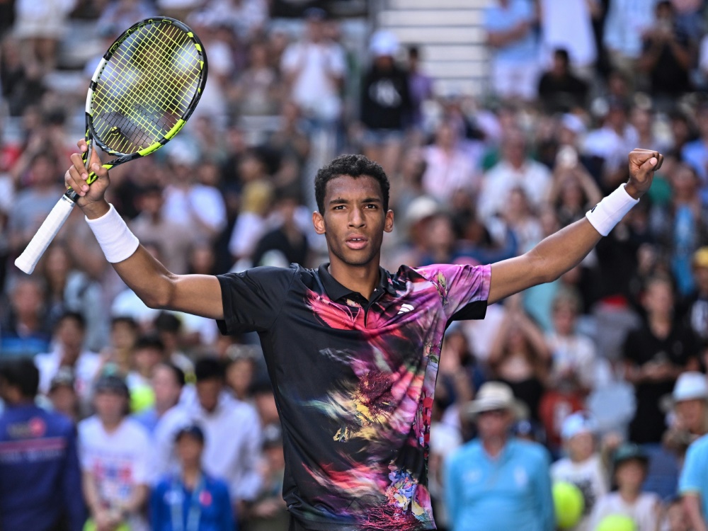 Felix Auger-Aliassime ist in Melbourne noch dabei