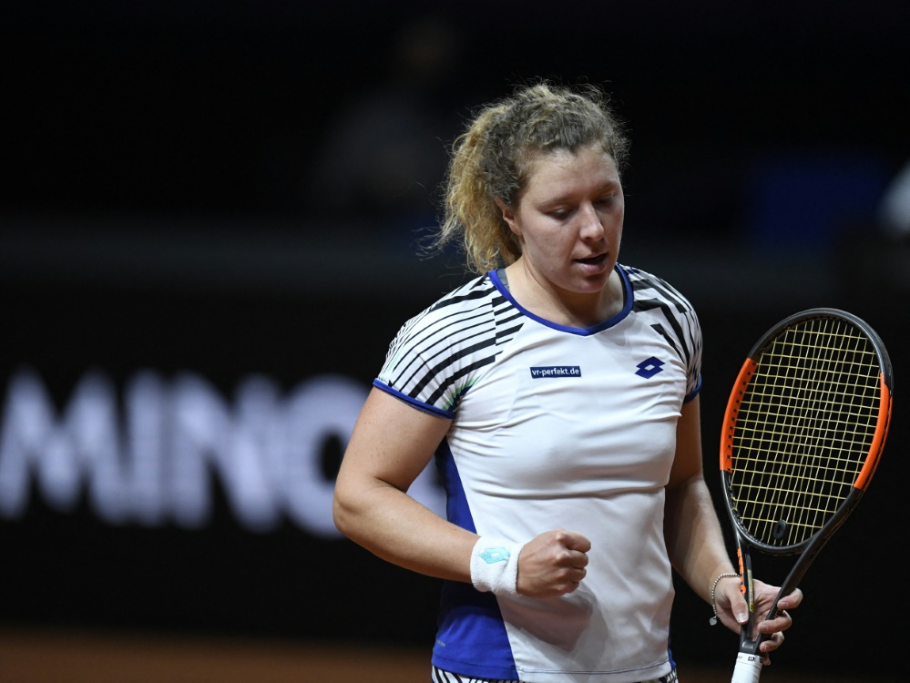 Friedsam besiegte die Italienerin Errani