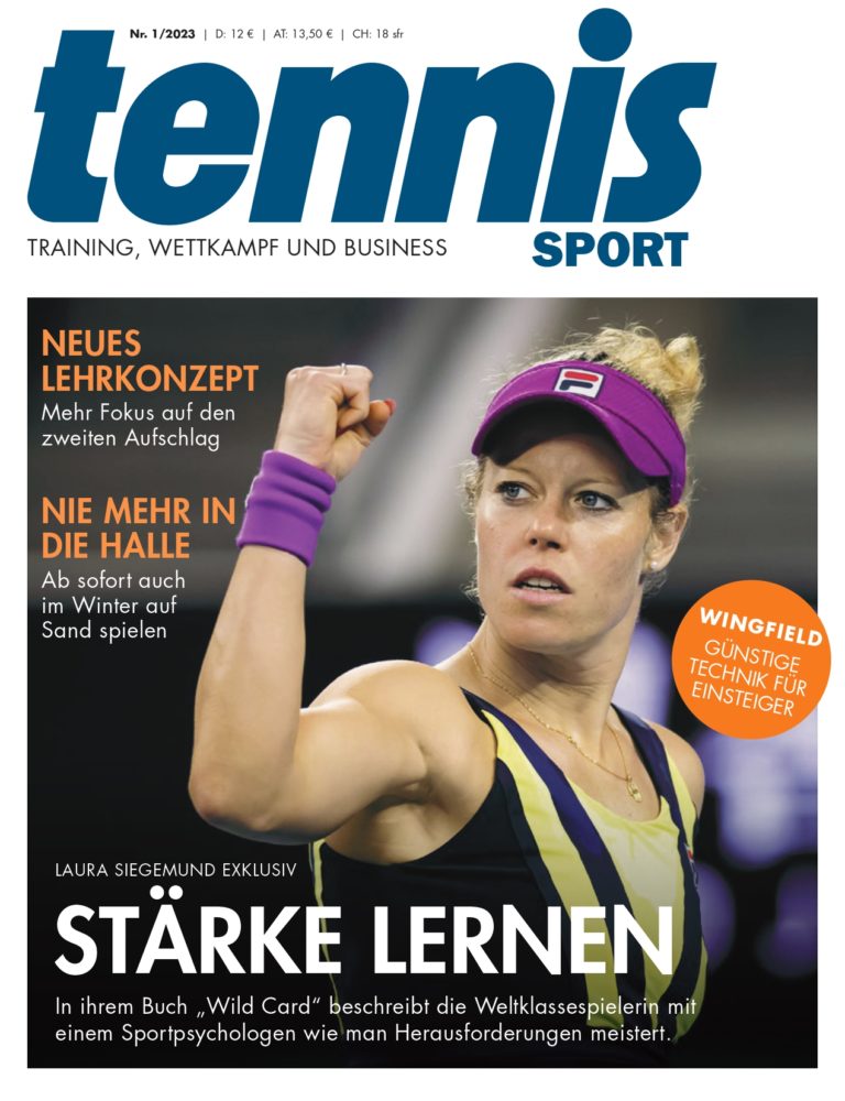 tennis SPORT 1/2023: Von Laura Siegemund lernen