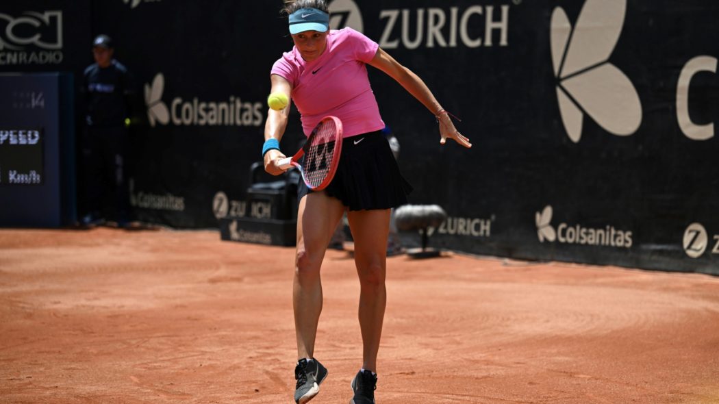 In zwei Sätzen musste sich Maria geschlagen geben