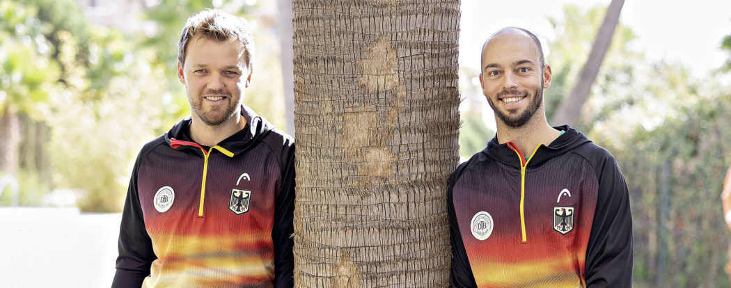 Kevin Krawietz und Tim Puetz, Davis Cup Finals 2022, Palacio de Deportes José María Martín Carpena, Malaga, Spanien.Tennis – Davis Cup 2022 – Malaga – ITF Davis Cup –  Palacio de Deportes José María Martín Carpena,  – Spain – 2022