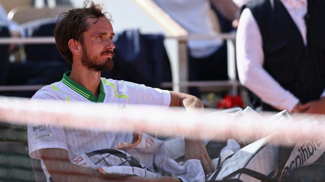 Daniil Medwedew nach dem überraschenden Erstrundenaus