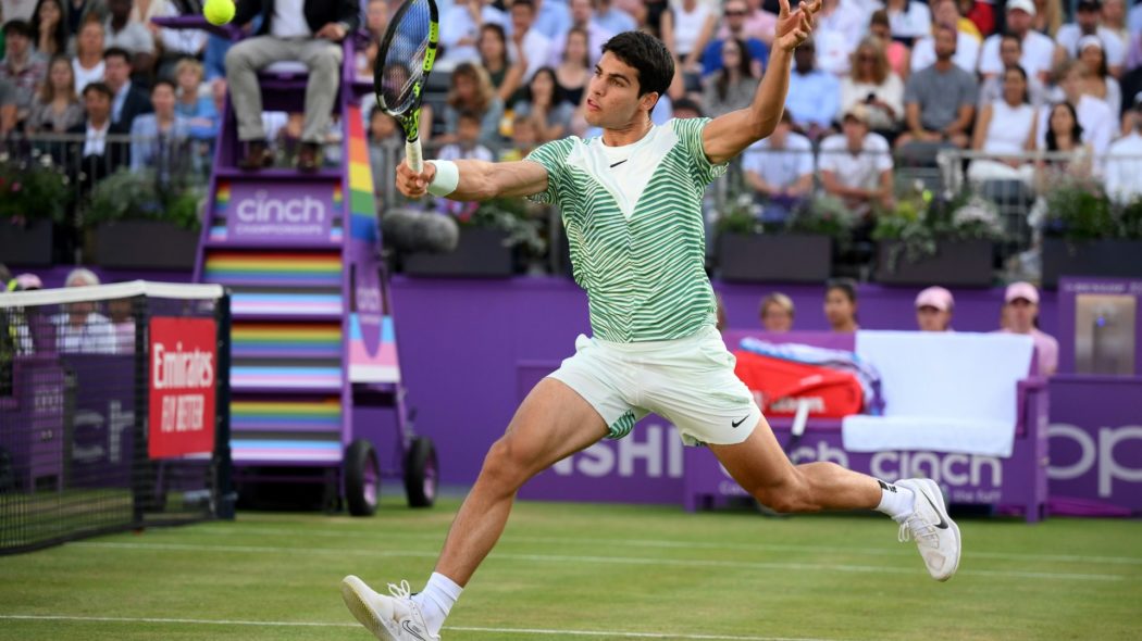 Carlos Alcaraz steht im Finale von Queen’s