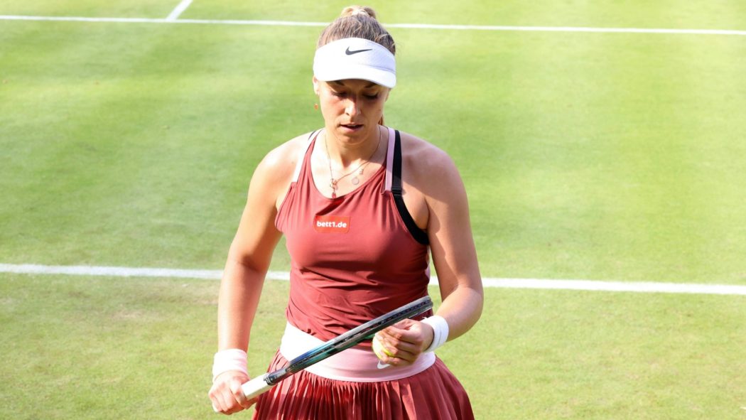 Die geschlagene Sabine Lisicki