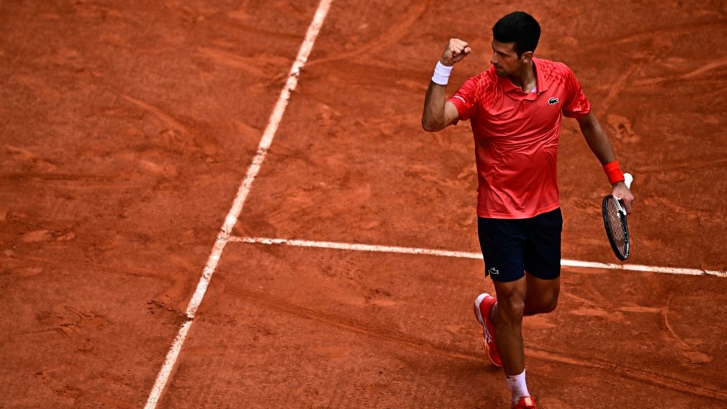 Novak Djokovic jubelt im Finale