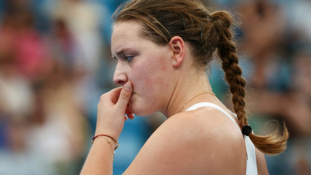 Aufgabe im Achtelfinale von Berlin: Jule Niemeier