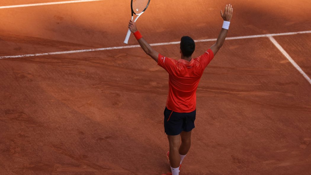 Novak Djokovic feiert Einzug ins Halbfinale