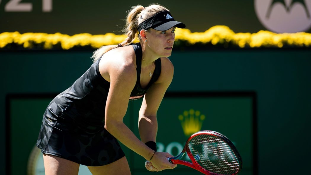 Angelique Kerber als TV-Expertin im Einsatz