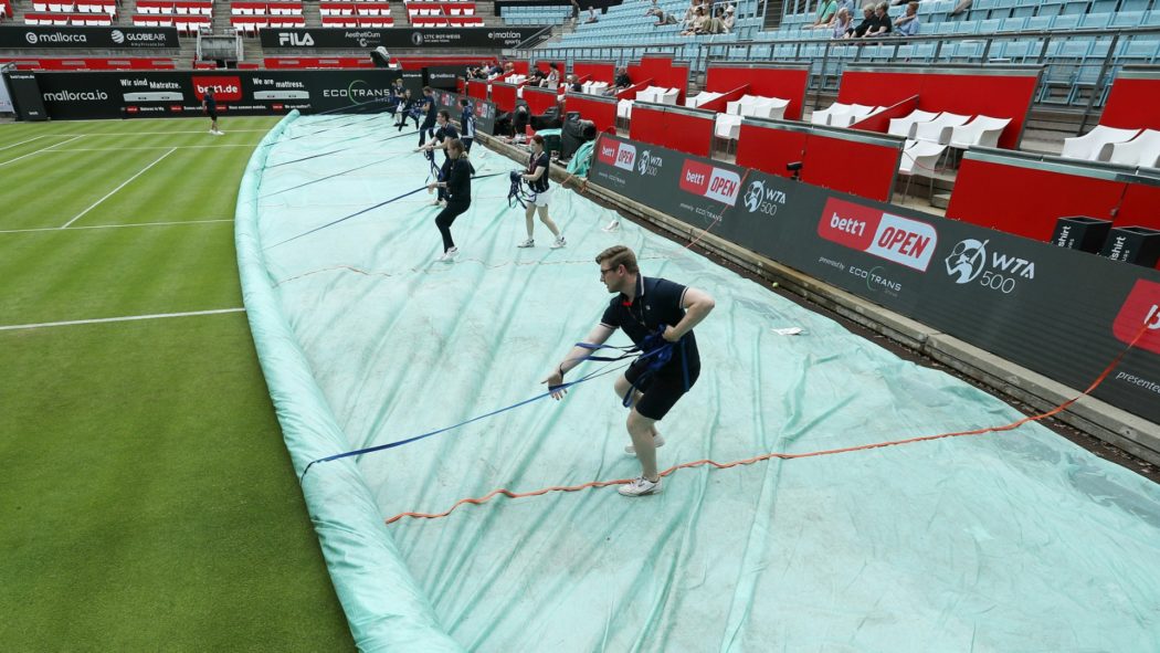 Zu viel Regen für das WTA-Turnier in Berlin