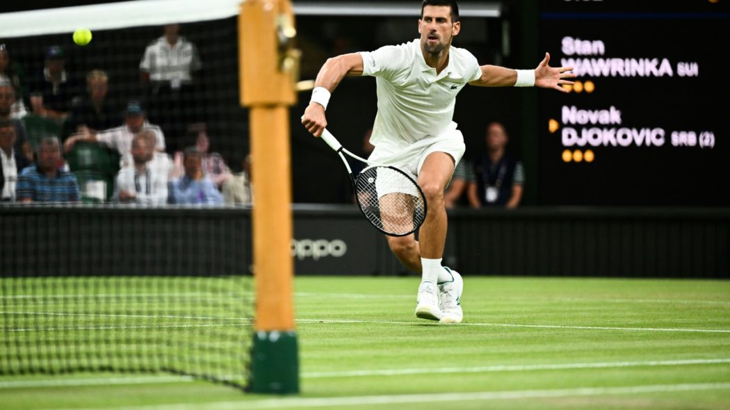 Weiter ohne Satzverlust: Novak Djokovic in Wimbledon