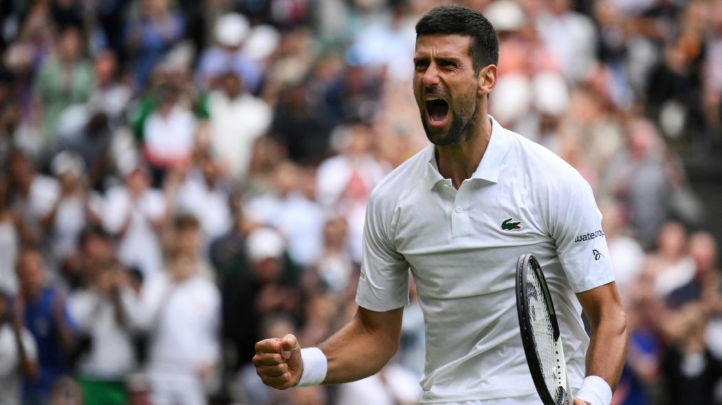 Novak Djokovic setzt sich gegen Andrej Rublew durch
