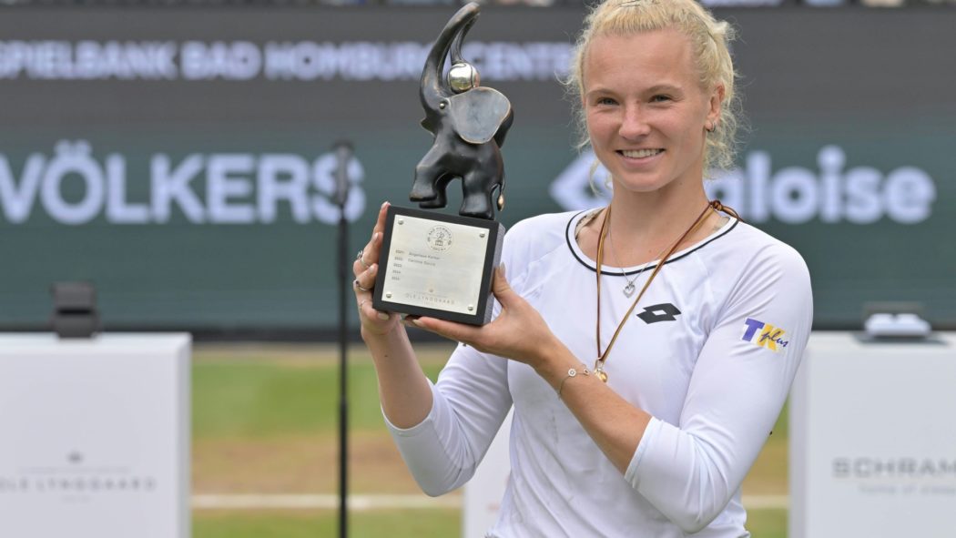 Katerina Siniakova feiert ihren vierten WTA-Einzel-Titel