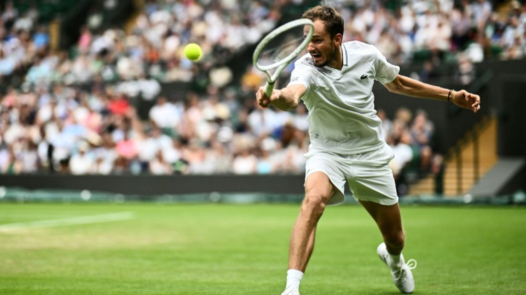Daniil Medvedev steht im Viertelfinale von Wimbledon