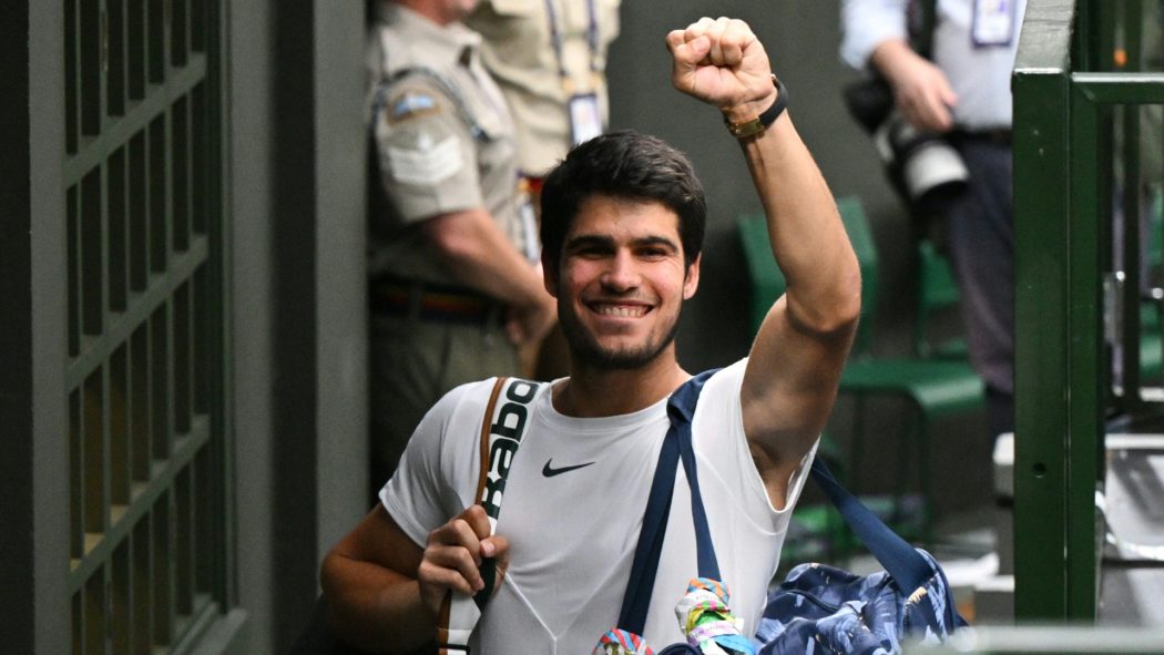 Carlos Alcaraz gewinnt gegen David Goffin