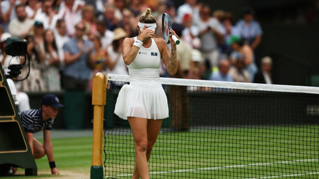 Marketa Vondrousova ist im Finale von Weimbledon