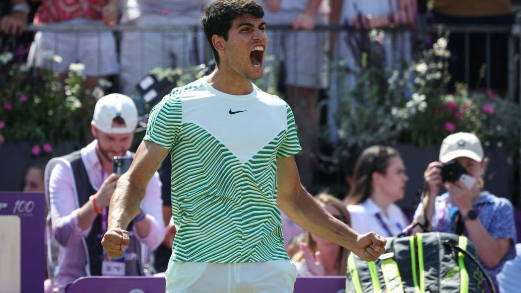 Für Stich der Wimbledonfavorit: Carlos Alcaraz