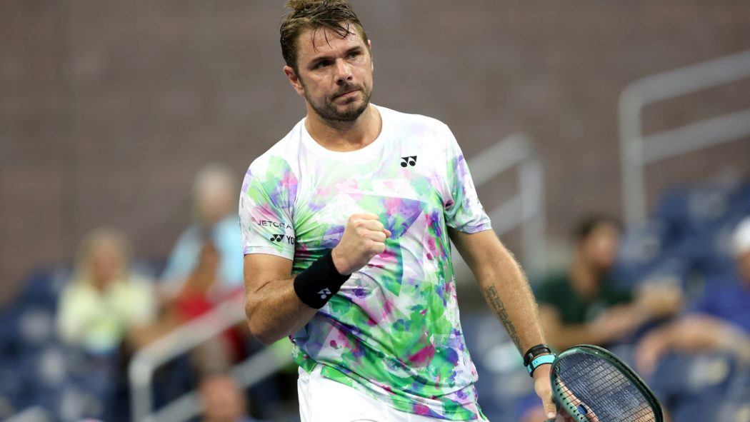 Stan Wawrinka bejubelt seinen Erfolg