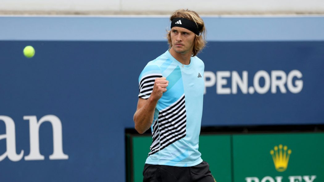 Zverev steht bei den US Open in Runde zwei