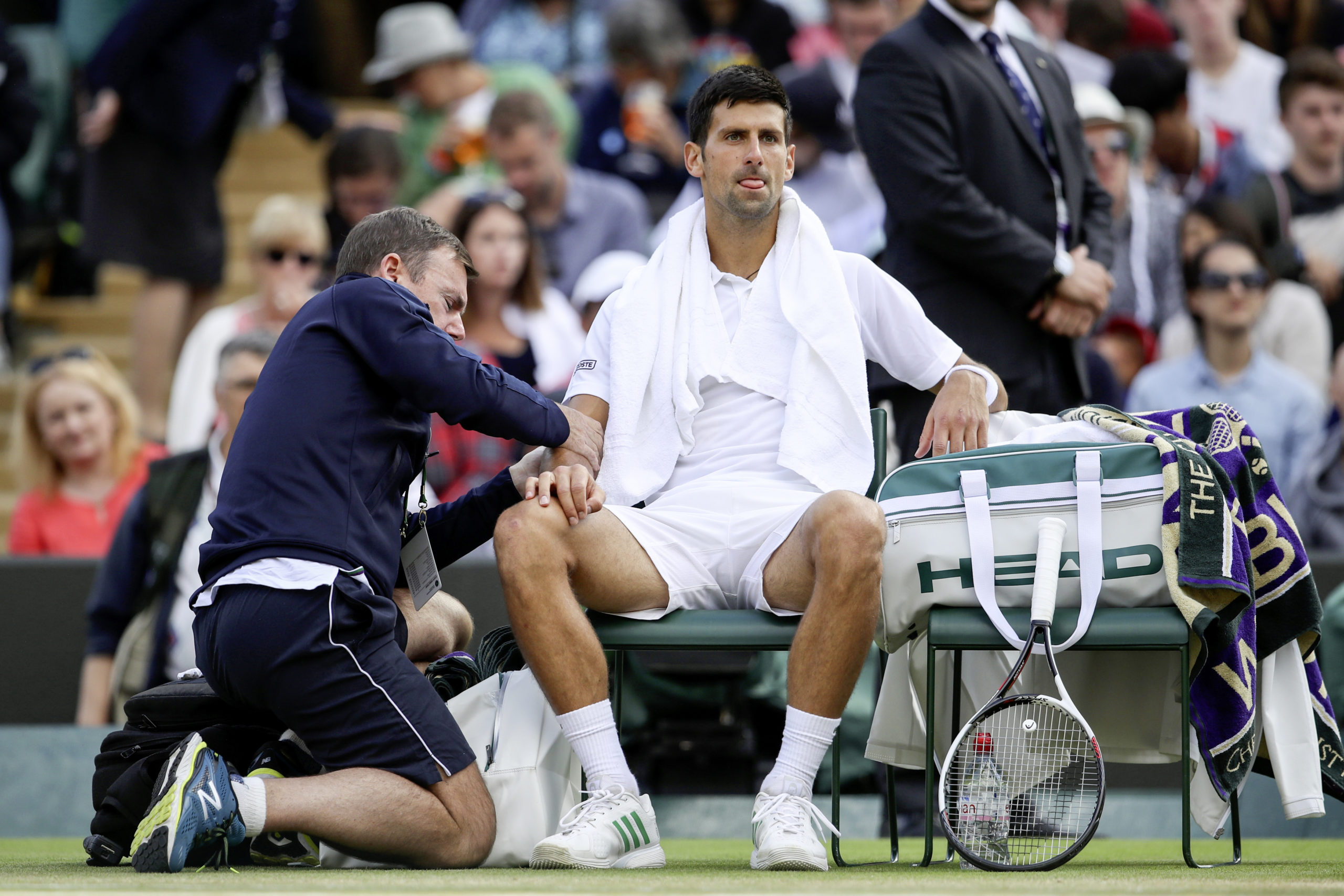 Djokovic, Verletzung