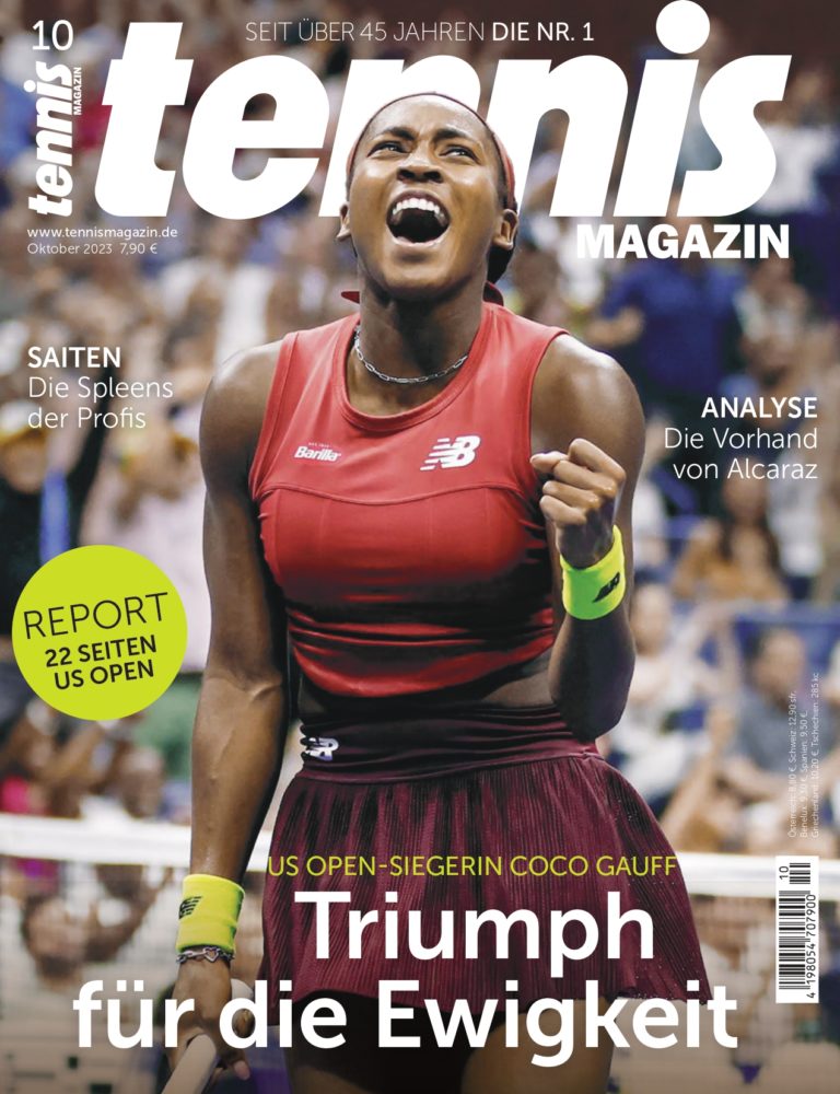 tennis MAGAZIN 10/2023: Coco Gauff – Triumph für die Ewigkeit
