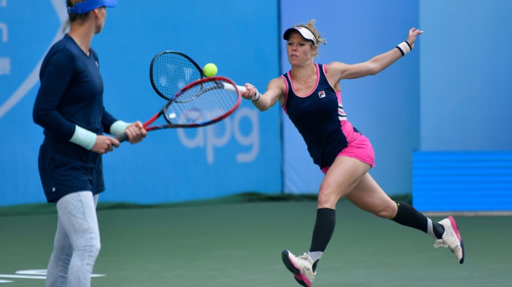 Stark gestartet: Laura Siegemund (r.) und Wera Swonarewa