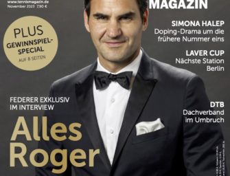 tennis MAGAZIN 11/2023: Roger Federer exklusiv im Interview