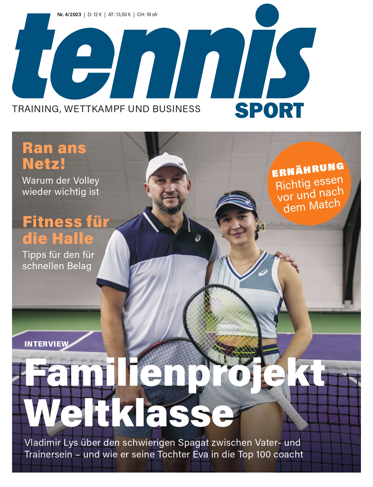 tennis SPORT 4/2023 Familienprojekt Weltklasse