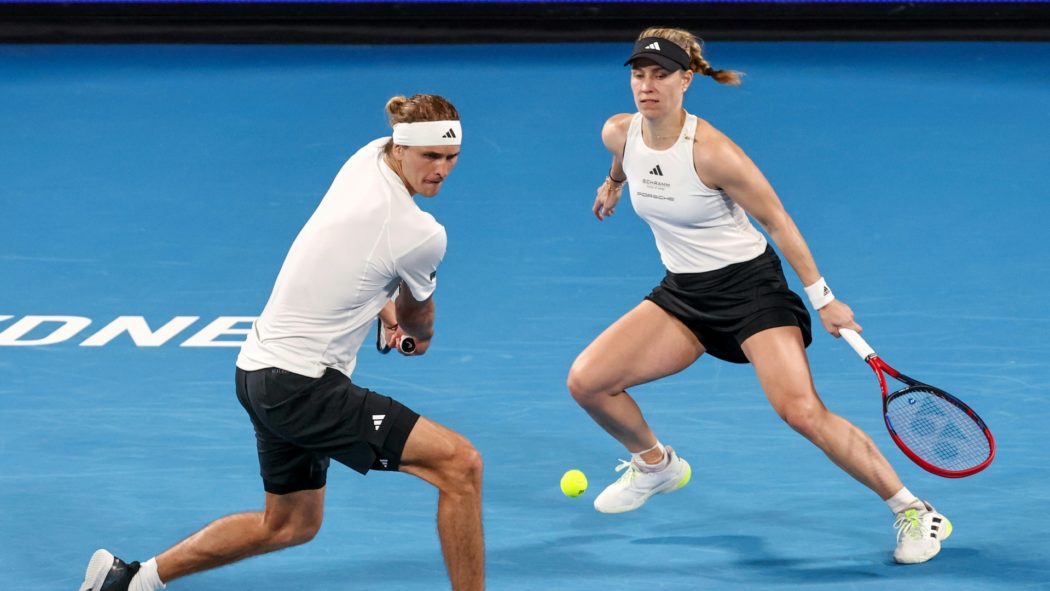 Erfolgreiches Duo: Zverev (l.) und Kerber