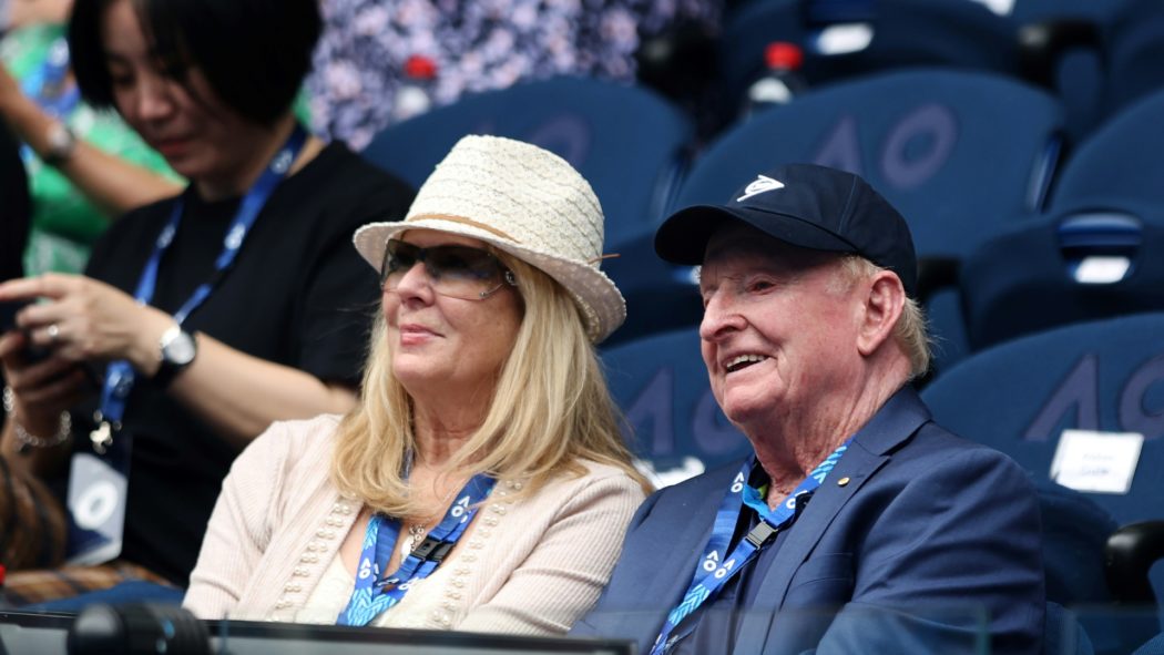 Rod Laver (r.) feierte große Erfolge