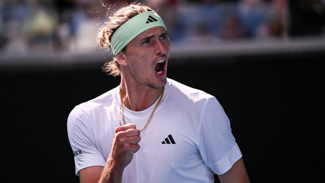 Alexander Zverev kommt in Melbourne in Schwung