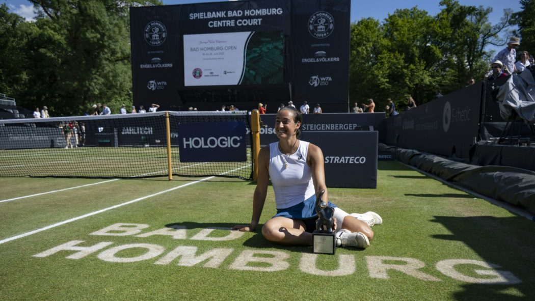 Die Französin Caroline Garcia siegte 2022 in Bad Homburg