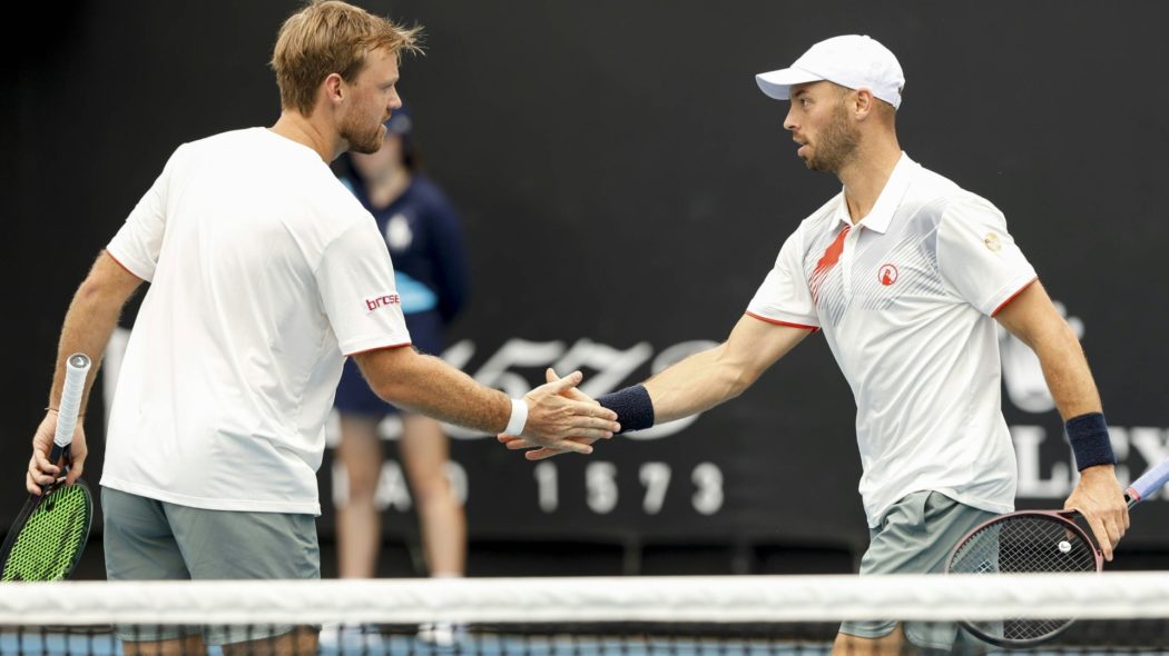 Im Achtelfinale: Kevin Krawietz und Andreas Mies