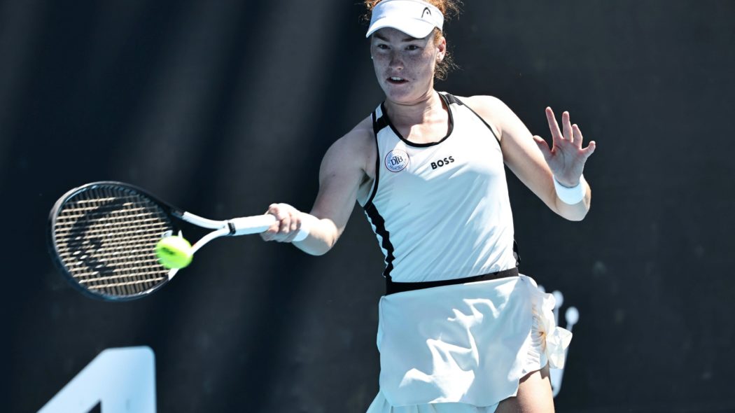 Überrascht in Melbourne: Ella Seidel