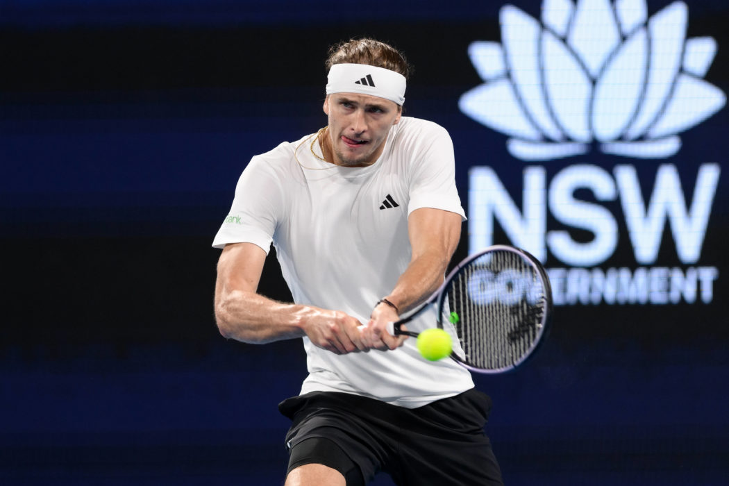 TENNIS UNITED CUP SYDNEY, Alexander Zverev of Germany in action against Hubert Hurkacz of Poland during their Final matc
